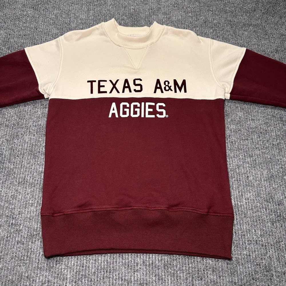 Texas A&M Hillflint Maroon COLLEGE‎ Gear Sweatshirt Student Fan Gear Small